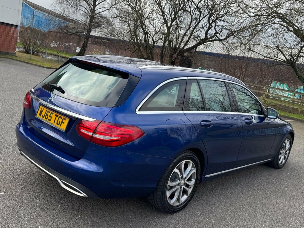 Mercedes-Benz C Class 2.1 C300dh Sport G-tronic Euro 6 Ss WJ65TGF Blue #5