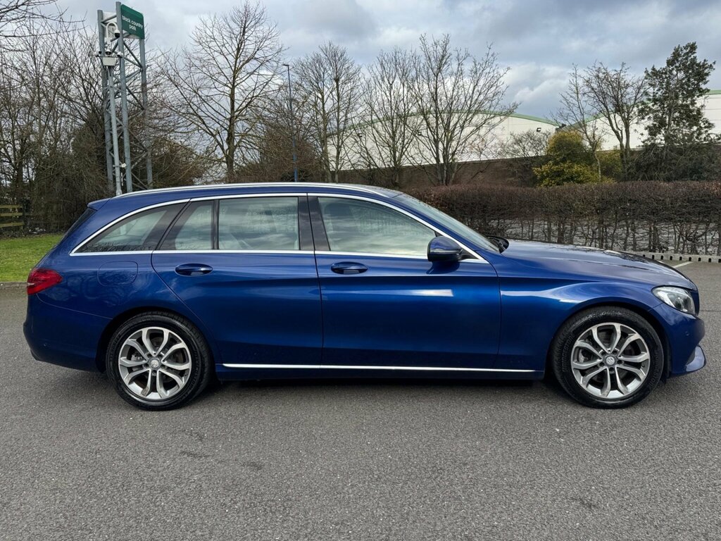 Mercedes-Benz C Class 2.1 C300dh Sport G-tronic Euro 6 Ss WJ65TGF Blue #4