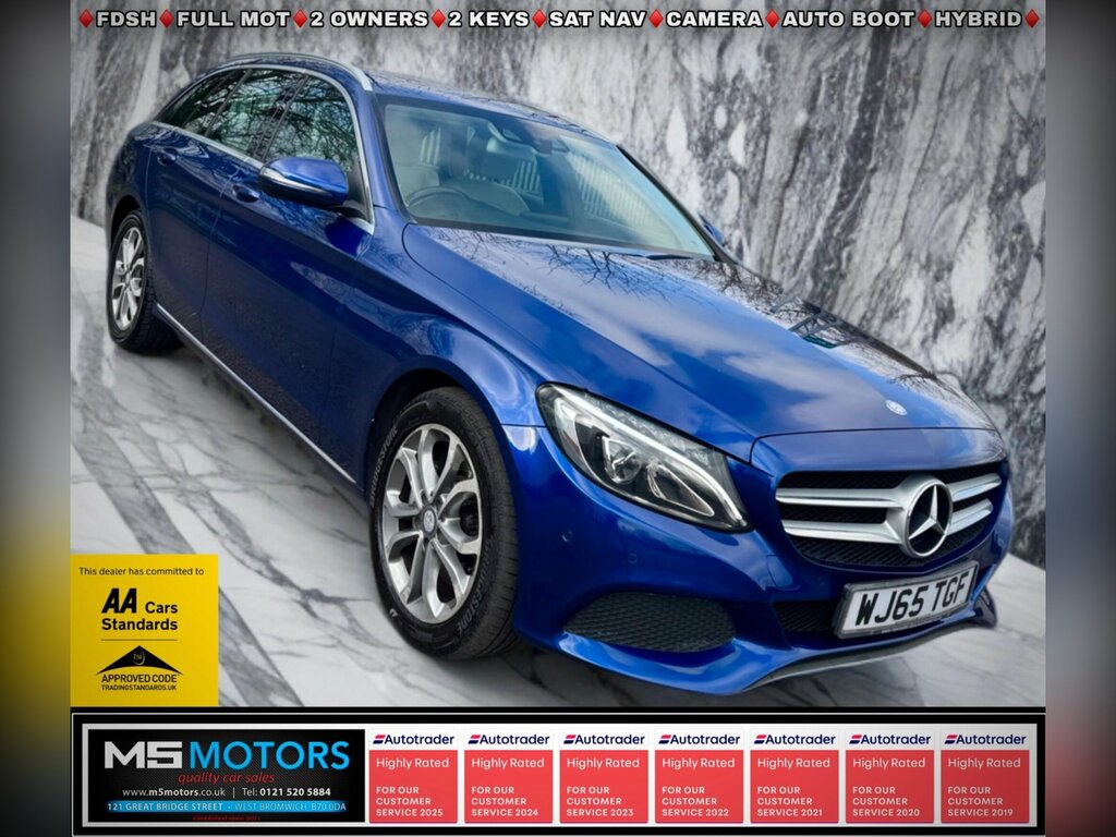 Mercedes-Benz C Class 2.1 C300dh Sport G-tronic Euro 6 Ss Blue