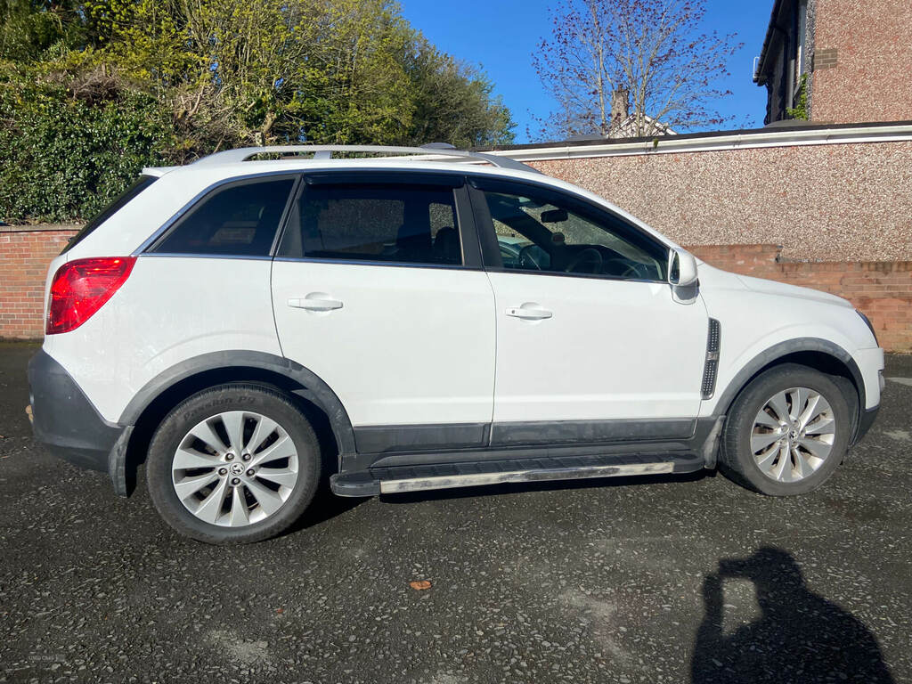 Vauxhall Antara 2.2 Cdti Exclusiv Start Stop RFZ6842 White #3