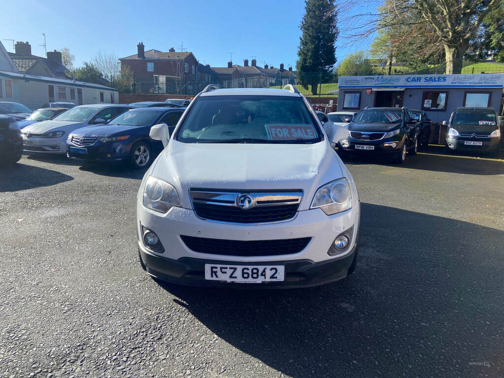 Vauxhall Antara 2.2 Cdti Exclusiv Start Stop RFZ6842 White #2