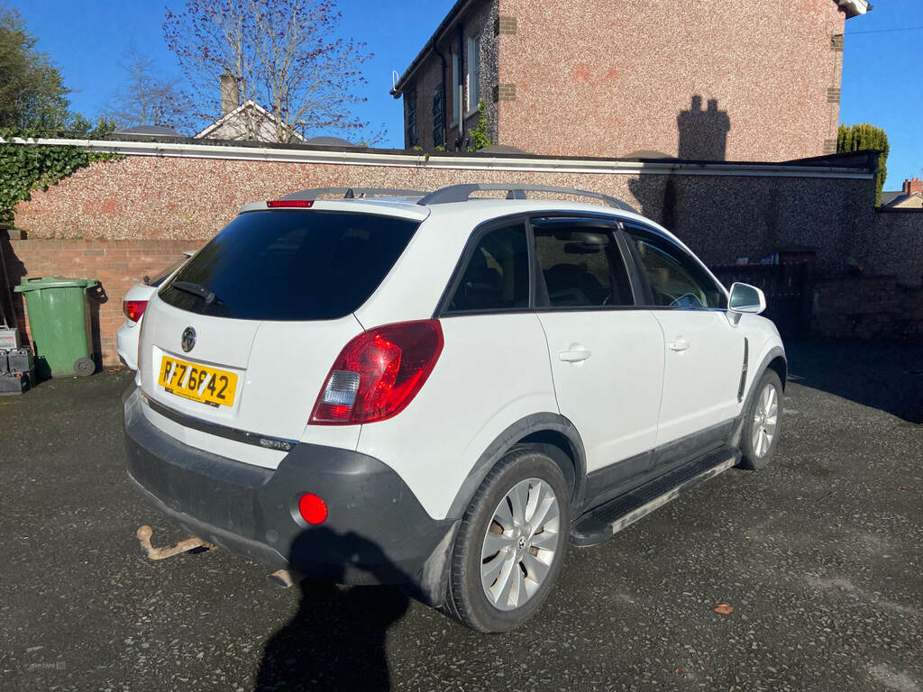 Vauxhall Antara 2.2 Cdti Exclusiv Start Stop RFZ6842 White #4