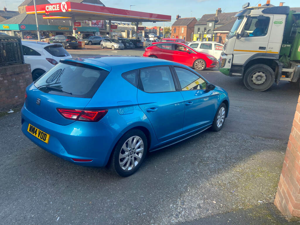 Seat Leon 1.6 Tdi Se Technology Pack WM14VOD Blue #4