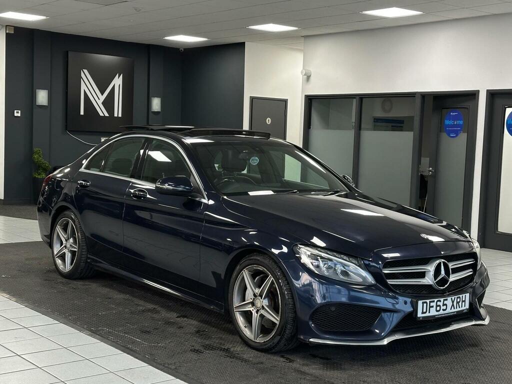 Mercedes-Benz C Class Saloon 2.1 C220d Amg Line Premium 7G-tronic Eur DF65XRH Blue