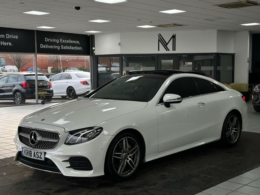 Mercedes-Benz E Class Coupe 2.0 E220d Amg Line Premium G-tronic Euro KR18ASZ White #4