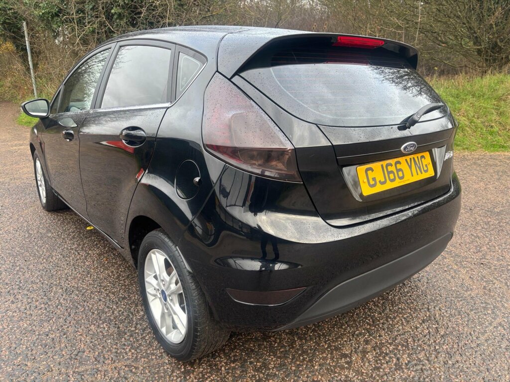 Ford Fiesta 1.25 Zetec Euro 6 GJ66YNG Black #4