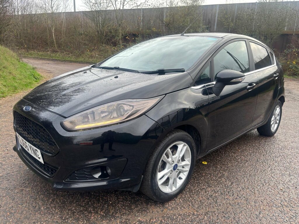Ford Fiesta 1.25 Zetec Euro 6 GJ66YNG Black #2
