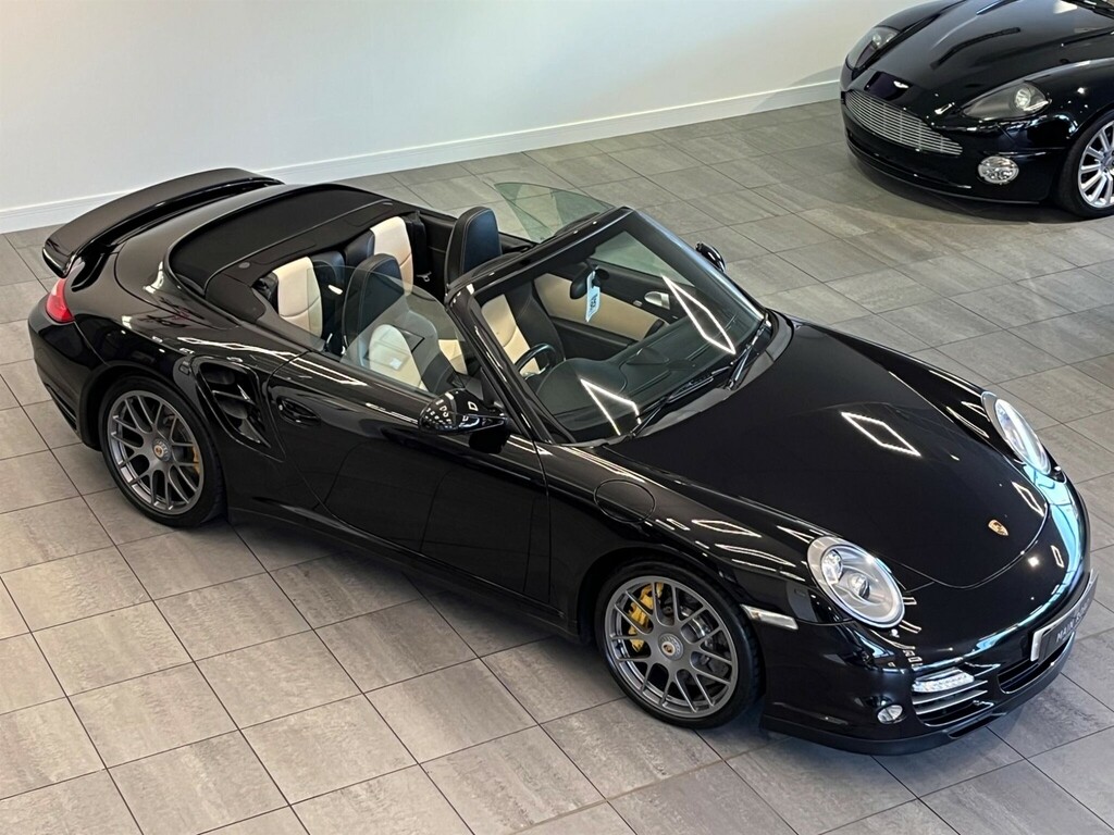 Porsche 911 3.8 997 Turbo S Cabriolet Pdk Awd Black #2
