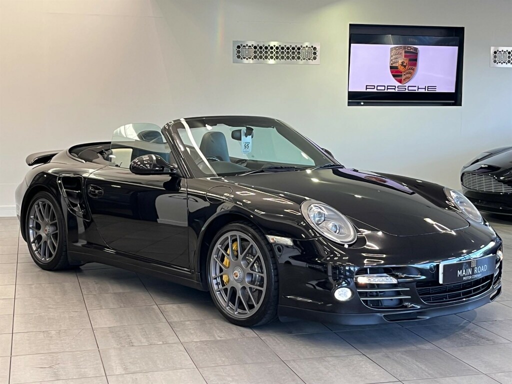 Porsche 911 3.8 997 Turbo S Cabriolet Pdk Awd Black #3