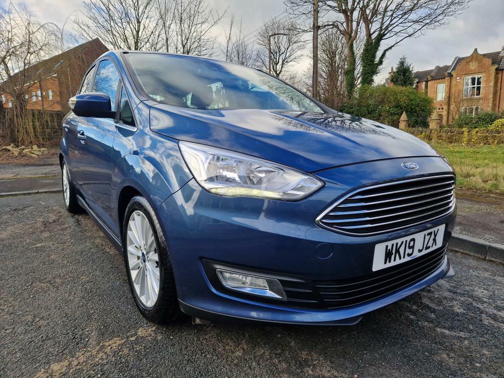 Ford C-Max 1.6 Tdci Titanium Mpv WK19JZX Blue #3
