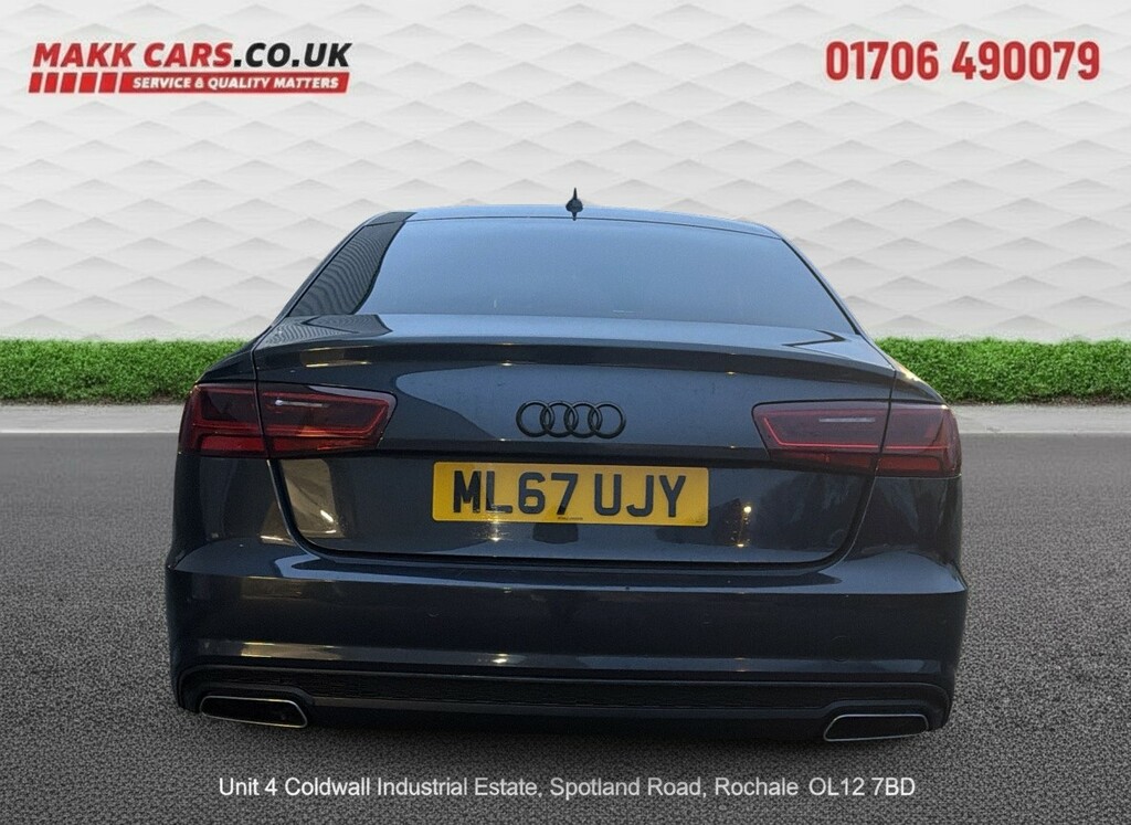 Audi A6 Saloon Saloon 2.0 Tdi Ultra Black Edition 201767 ML67UJY Blue #4