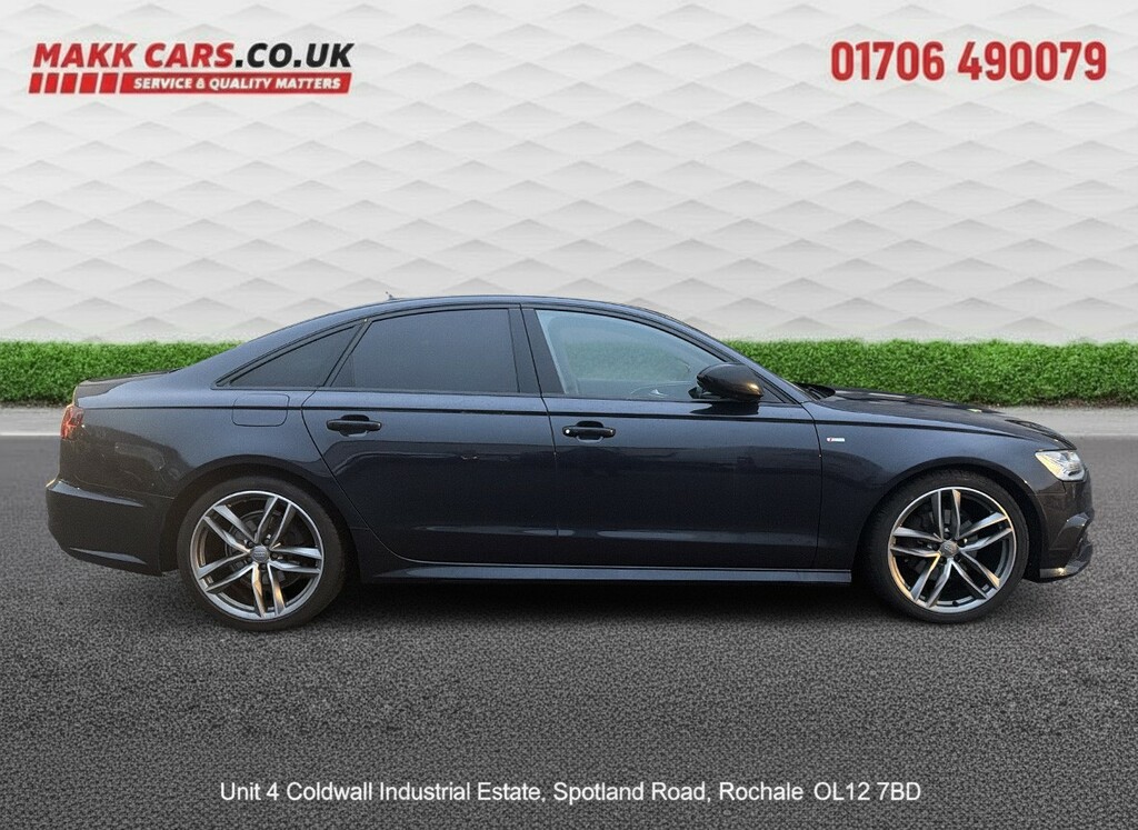 Audi A6 Saloon Saloon 2.0 Tdi Ultra Black Edition 201767 ML67UJY Blue #6