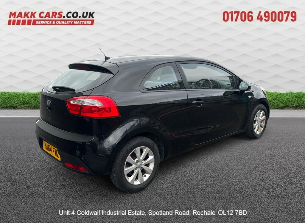Kia RIO Hatchback 1.3 Vr7 201564 YA64FWZ Black #3