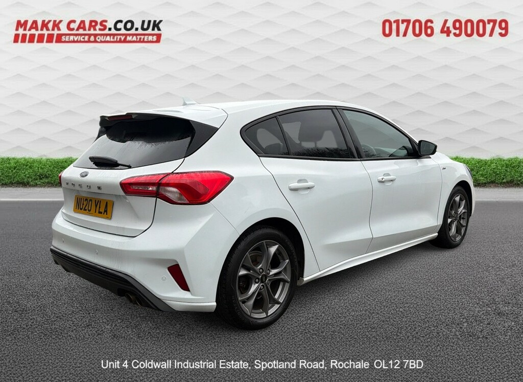 Ford Focus Hatchback 1.0 T Ecoboost St-line 202020 NU20YLA White #4