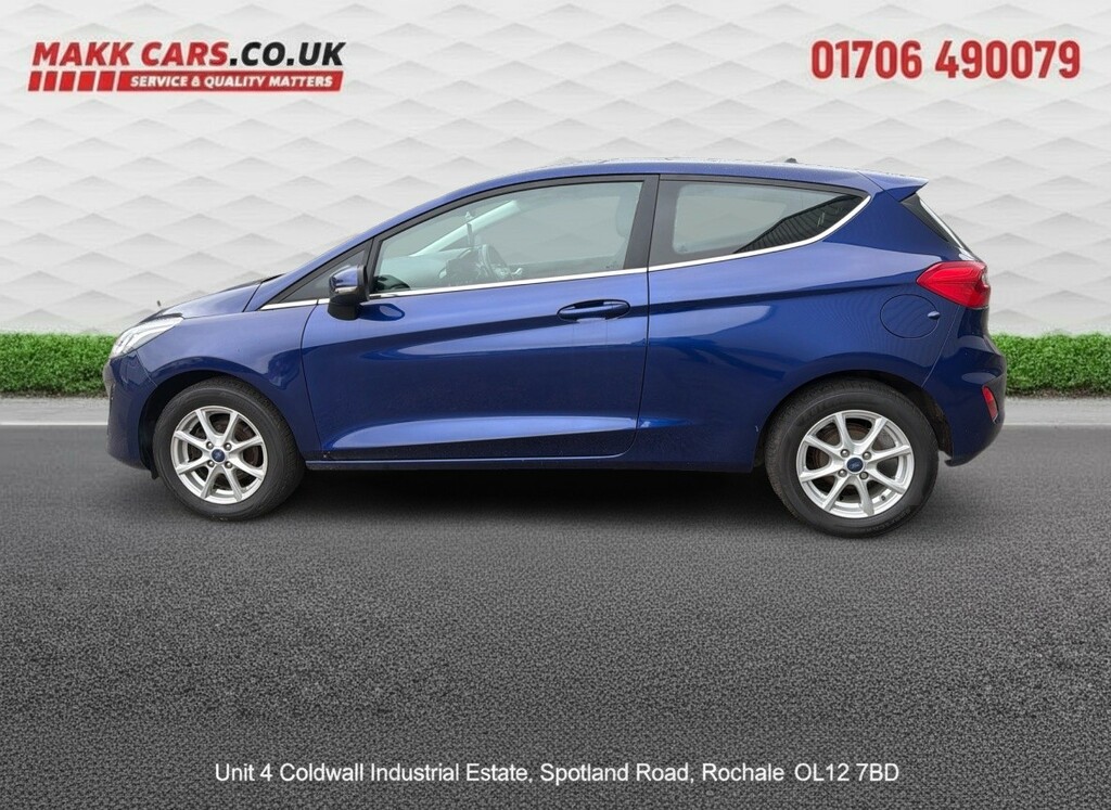 Ford Fiesta Hatchback 1.1 Ti-vct Zetec 201868 SD68XZJ Blue #6