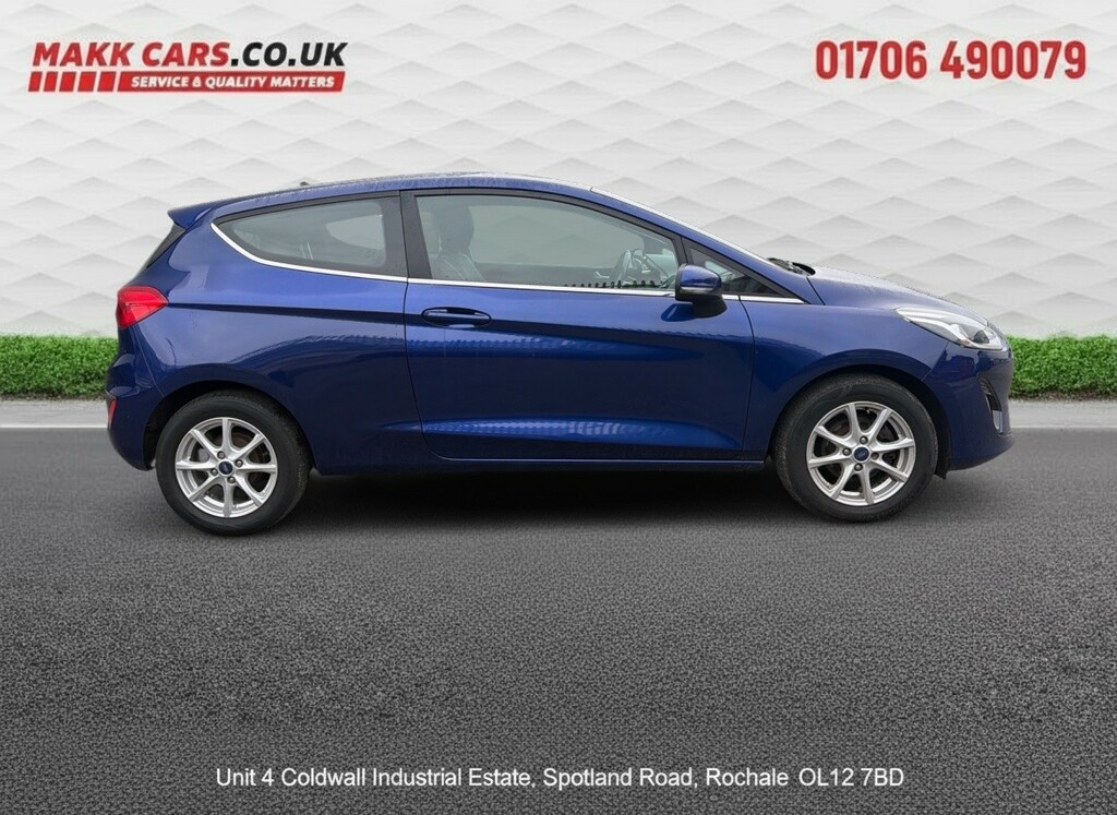 Ford Fiesta Hatchback 1.1 Ti-vct Zetec 201868 SD68XZJ Blue #5