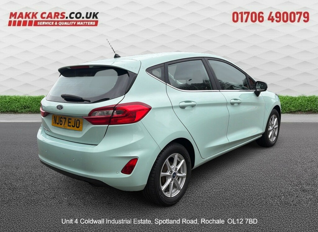 Ford Fiesta Hatchback 1.0 T Ecoboost Zetec Bo Play Series 20 NJ67EJO Green #4
