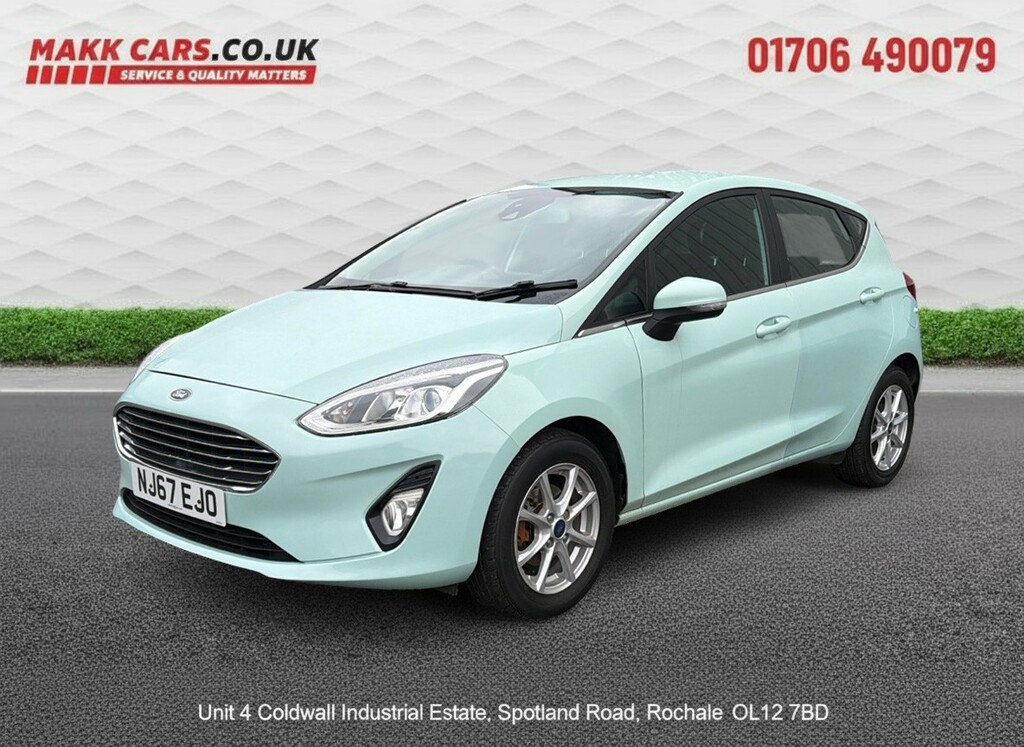Ford Fiesta Hatchback 1.0 T Ecoboost Zetec Bo Play Series 20 NJ67EJO Green #2