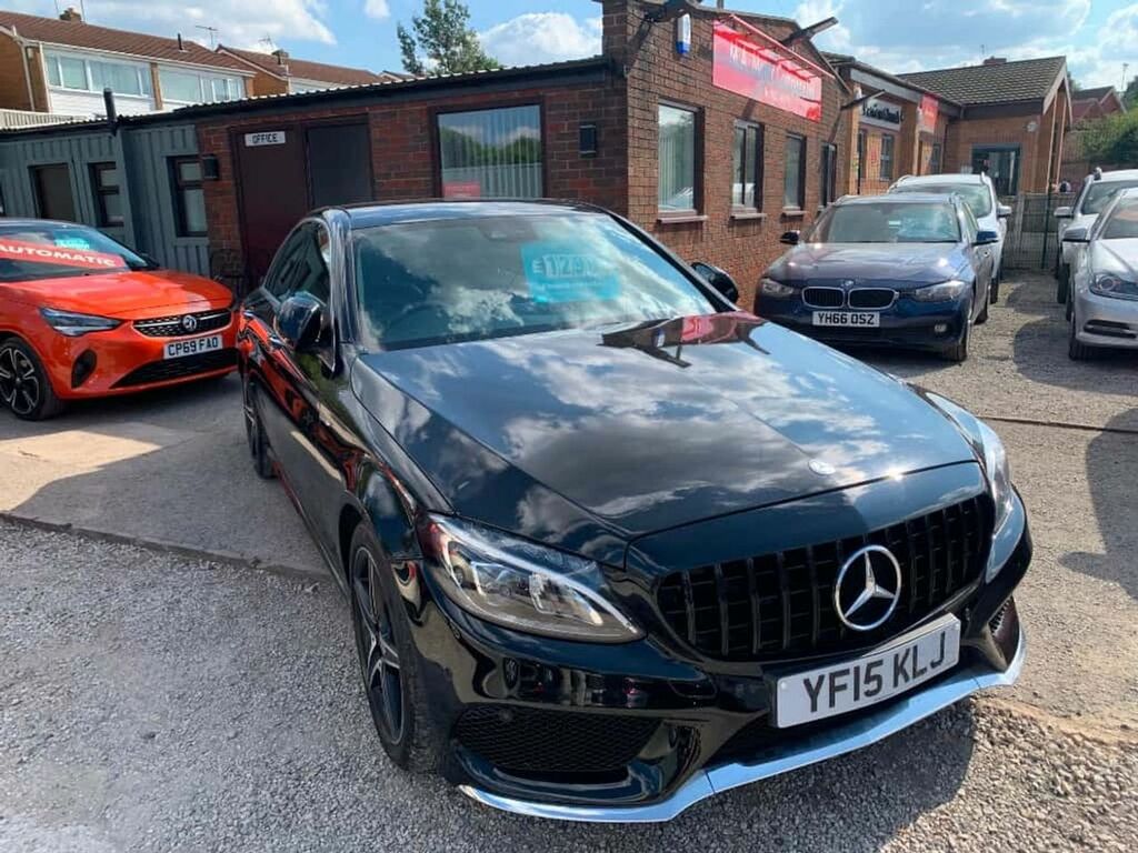 Mercedes-Benz C Class C250 Bluetec Amg Line Premium Plus YF15KLJ Black #2