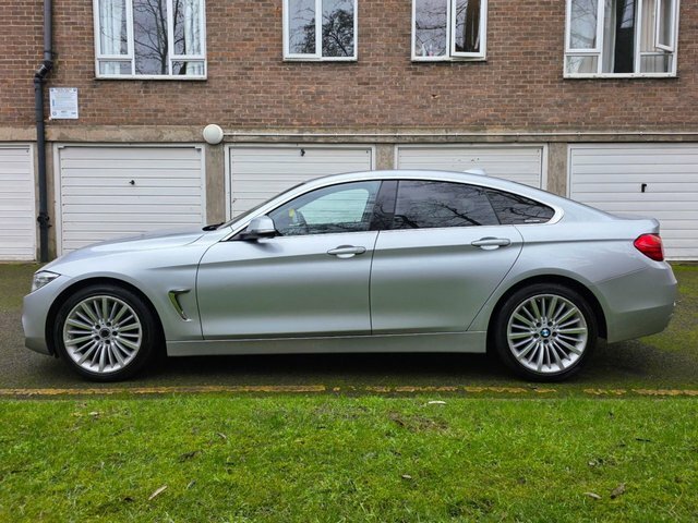 BMW 4 Series Gran Coupe 420D Luxury Hatchback LF65UGV Silver #4
