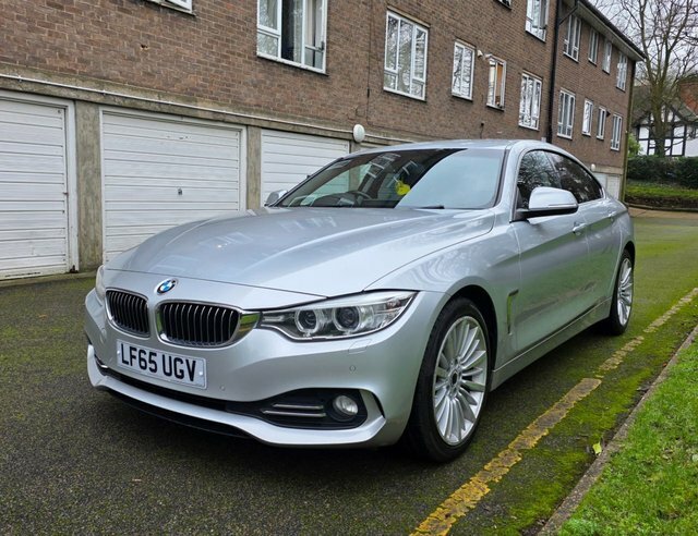 BMW 4 Series Gran Coupe 420D Luxury Hatchback LF65UGV Silver #3
