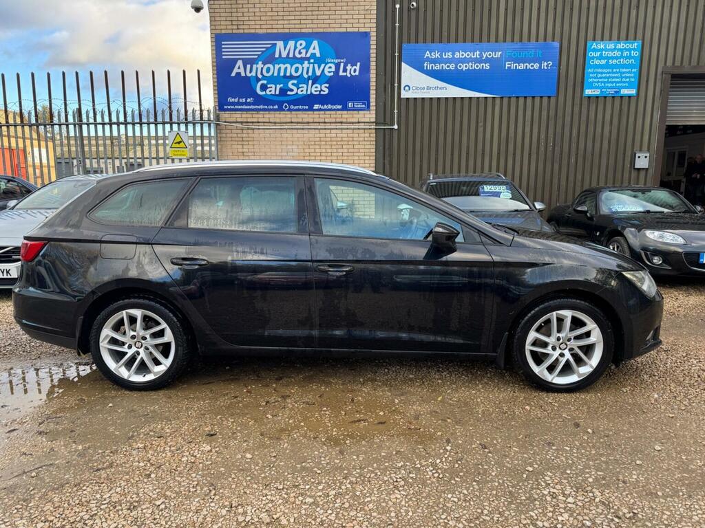 Seat Leon Estate 2.0 Tdi Cr Se Sport Tourer Euro 5 Ss SY14VST Black #5