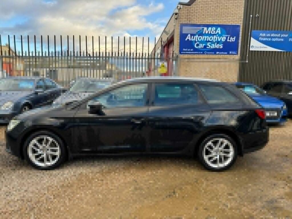 Seat Leon Estate 2.0 Tdi Cr Se Sport Tourer Euro 5 Ss SY14VST Black #4
