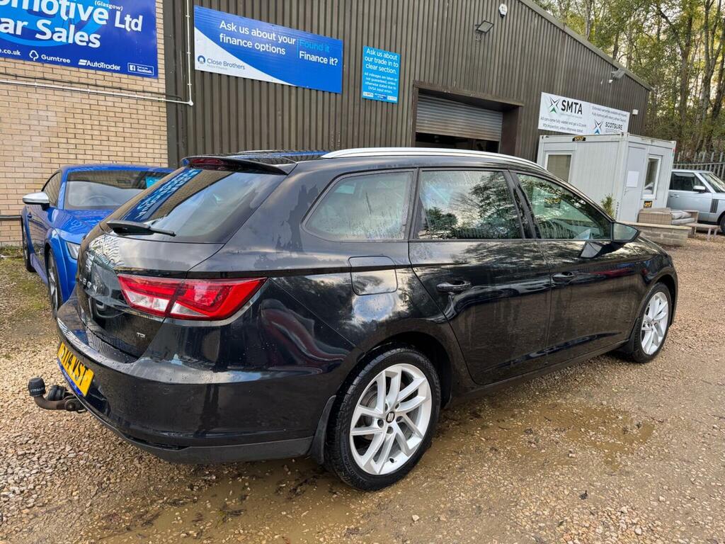 Seat Leon Estate 2.0 Tdi Cr Se Sport Tourer Euro 5 Ss SY14VST Black #2