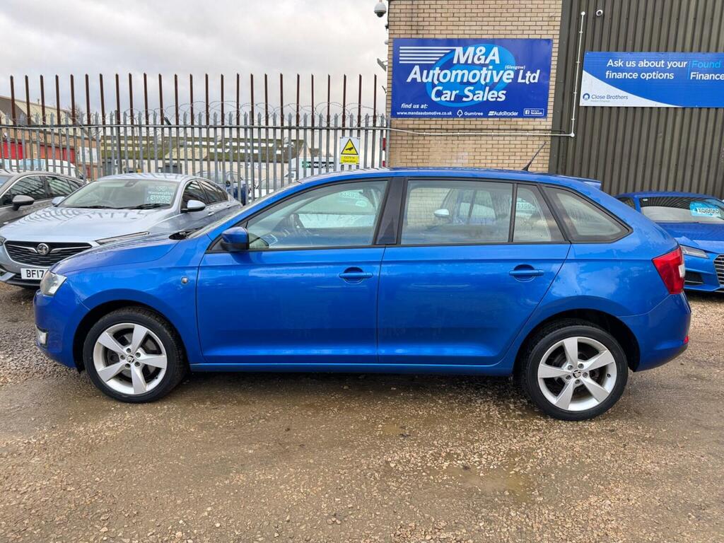 Skoda Rapid Spaceback Hatchback 1.6 Tdi Elegance Euro 5 201463 Blue #5