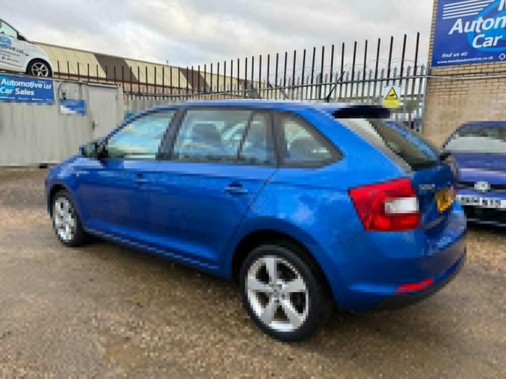 Skoda Rapid Spaceback Hatchback 1.6 Tdi Elegance Euro 5 201463 Blue #4