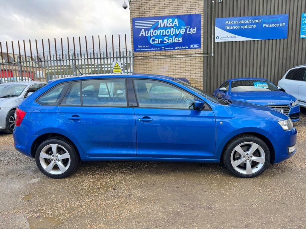 Skoda Rapid Spaceback Hatchback 1.6 Tdi Elegance Euro 5 201463 Blue #6