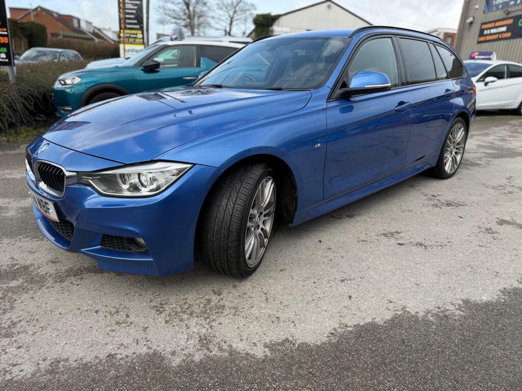 BMW 3 Series 2.0 320D M Sport Touring Xdrive Euro 5 S S RV14MBF Blue #3