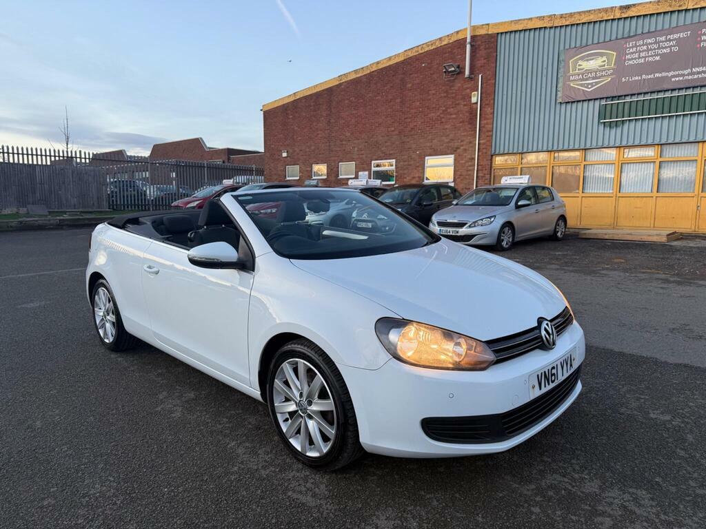 Volkswagen Golf 1.6 Tdi Bluemotion Tech S Cabriolet Euro 5 S S White