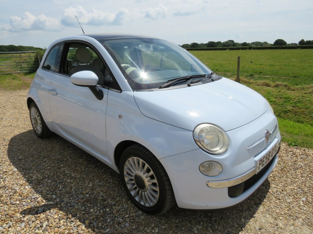 Fiat 500 1.2 Lounge PE58OYL Blue #4