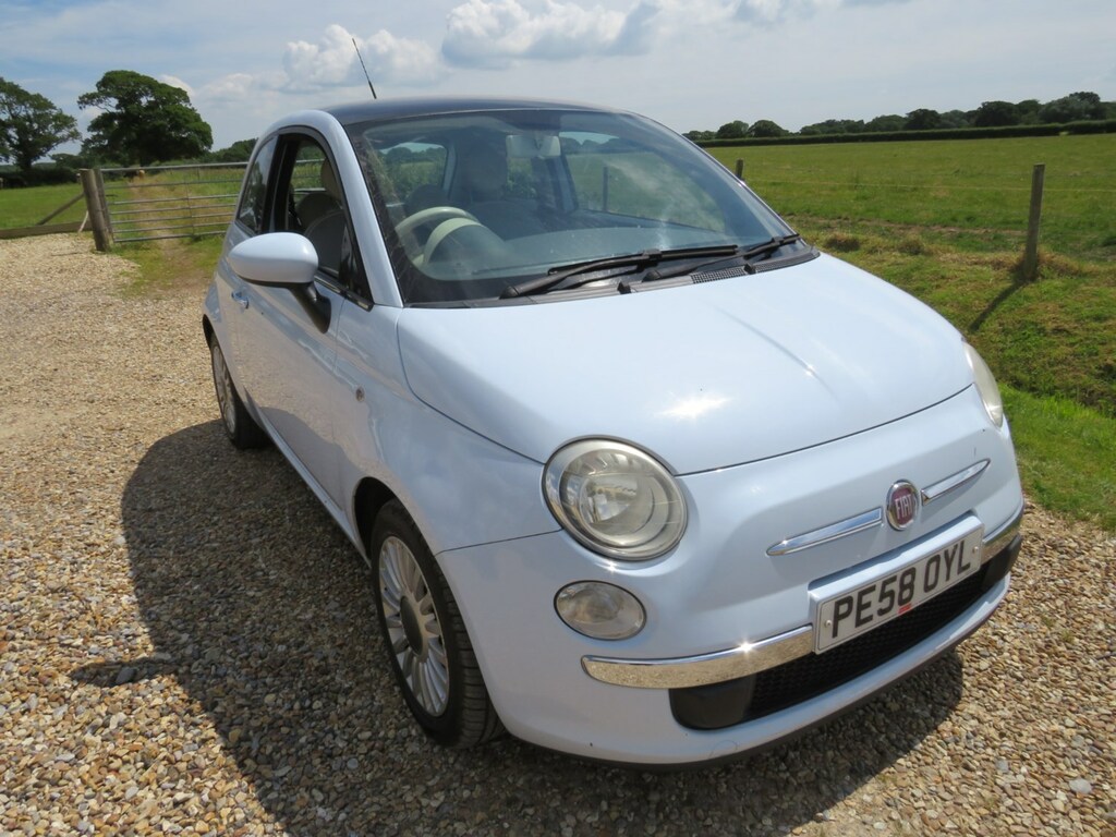 Fiat 500 1.2 Lounge PE58OYL Blue #5