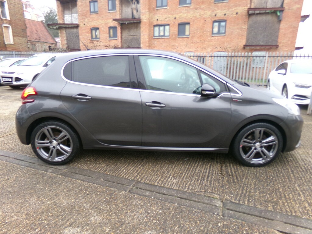 Peugeot 208 Hatchback 1.2 Puretech Gpf Gt Line 2019 KJ68TKK Grey #3