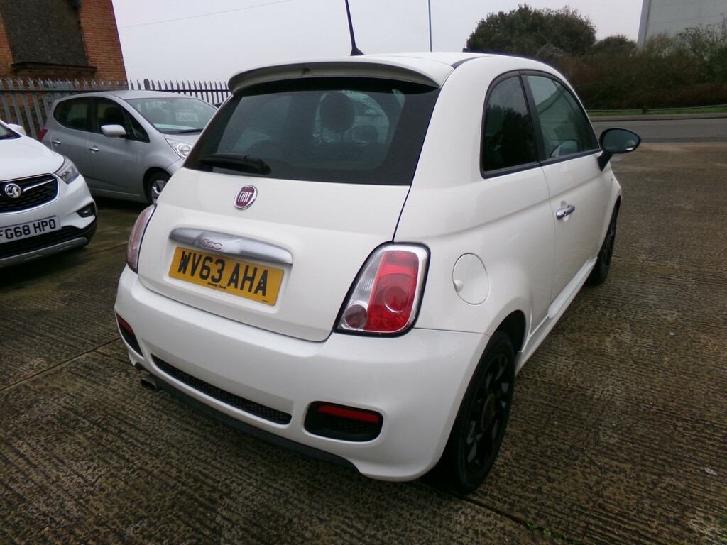 Fiat 500 Hatchback 1.2 S 2013 WV63AHA White #5