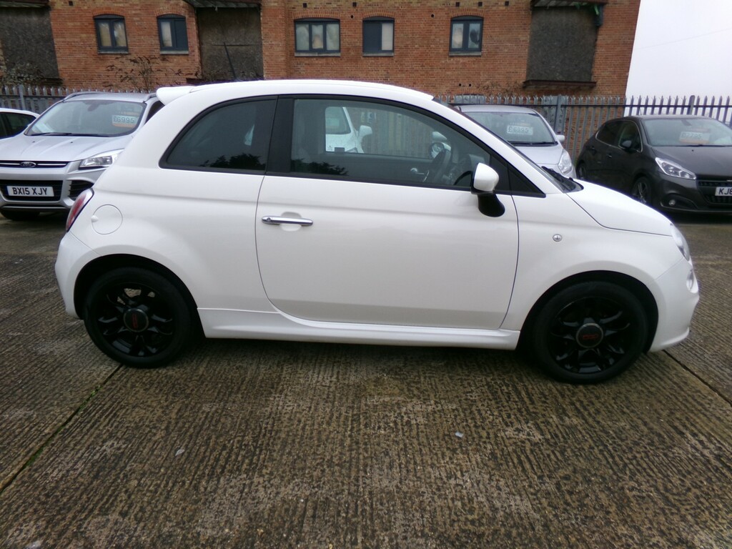 Fiat 500 Hatchback 1.2 S 2013 WV63AHA White #3
