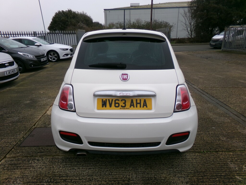 Fiat 500 Hatchback 1.2 S 2013 WV63AHA White #6