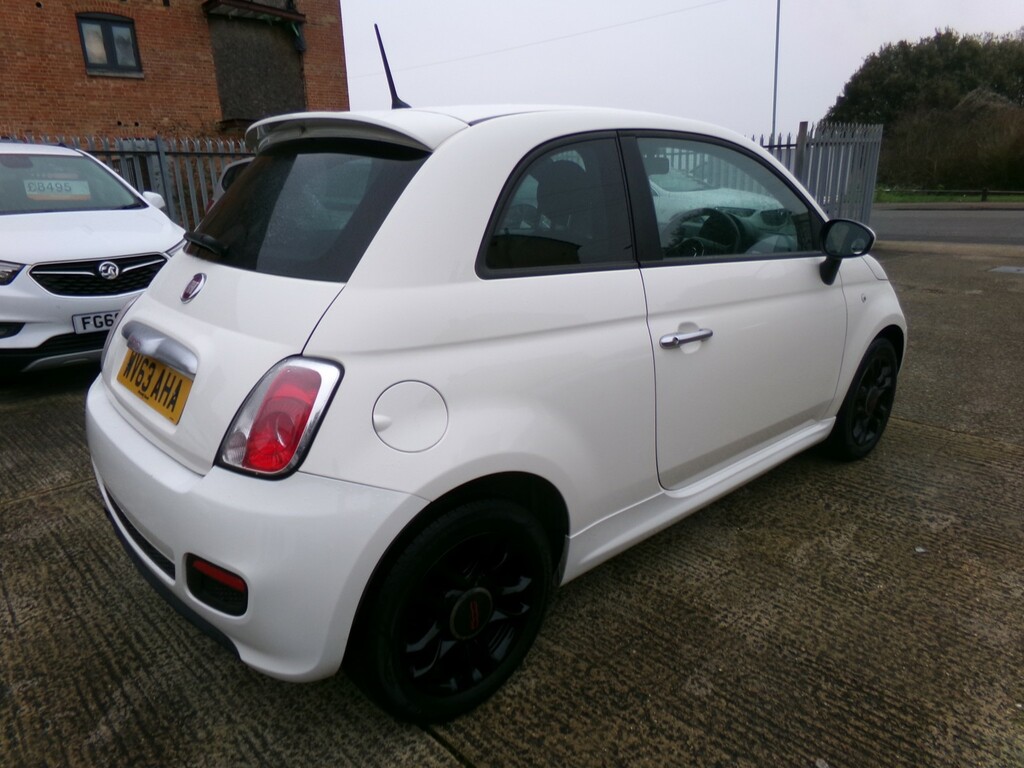Fiat 500 Hatchback 1.2 S 2013 WV63AHA White #4