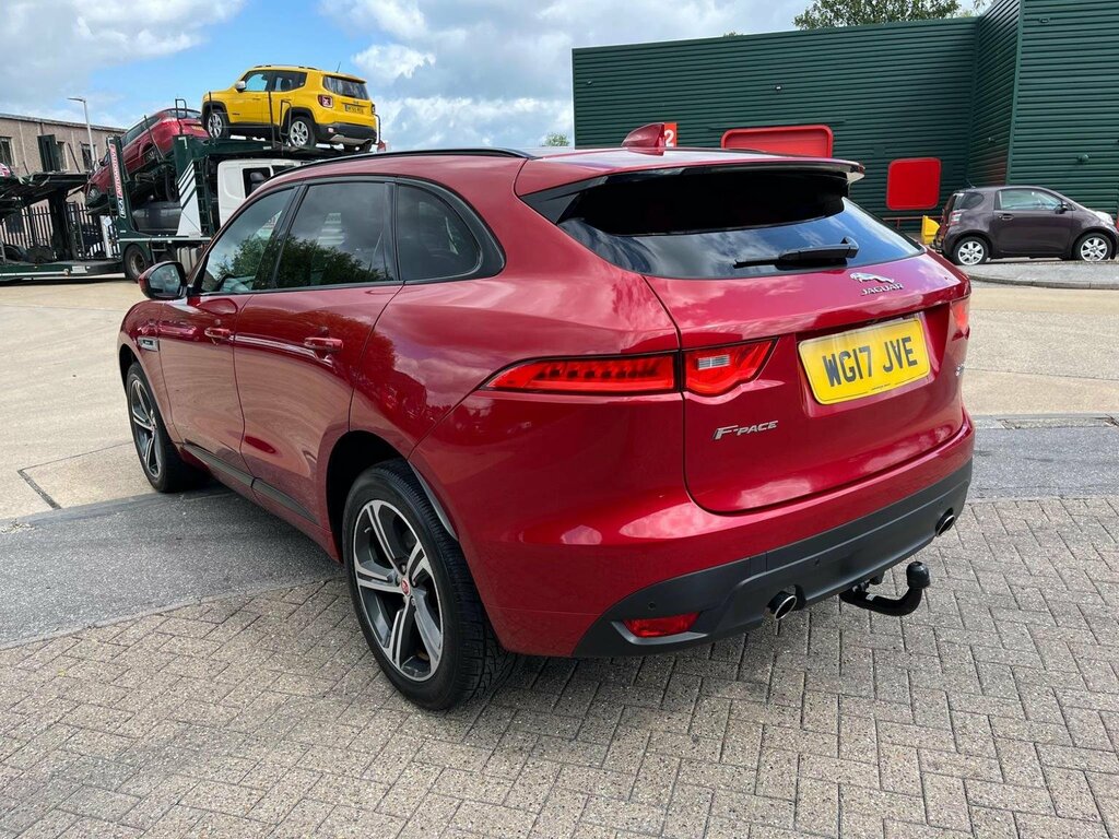Jaguar F-Pace Suv 2.0 D240 R-sport Awd Euro 6 Ss 20 WG17JVE Red #4