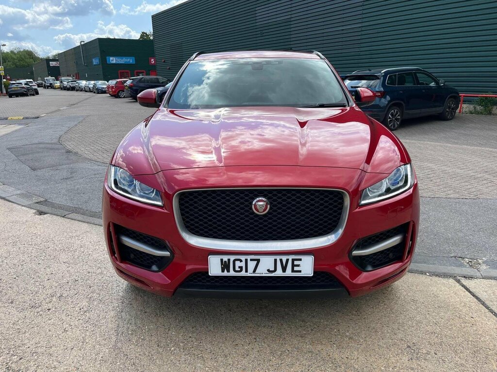 Jaguar F-Pace Suv 2.0 D240 R-sport Awd Euro 6 Ss 20 WG17JVE Red #2