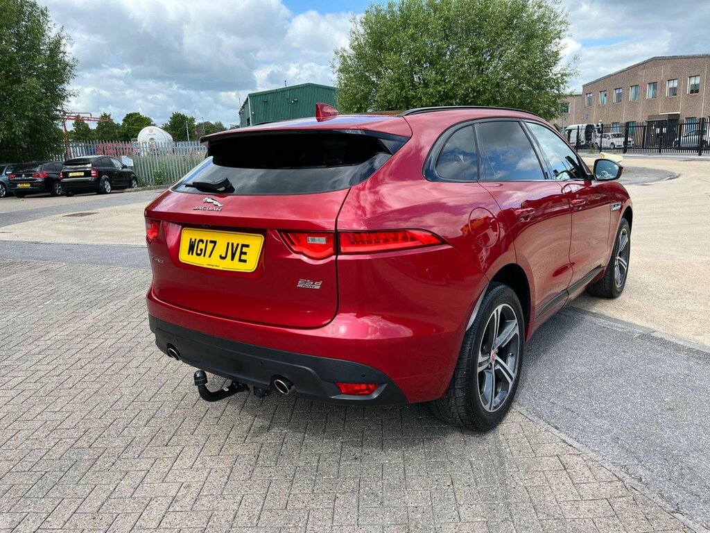 Jaguar F-Pace Suv 2.0 D240 R-sport Awd Euro 6 Ss 20 WG17JVE Red #6