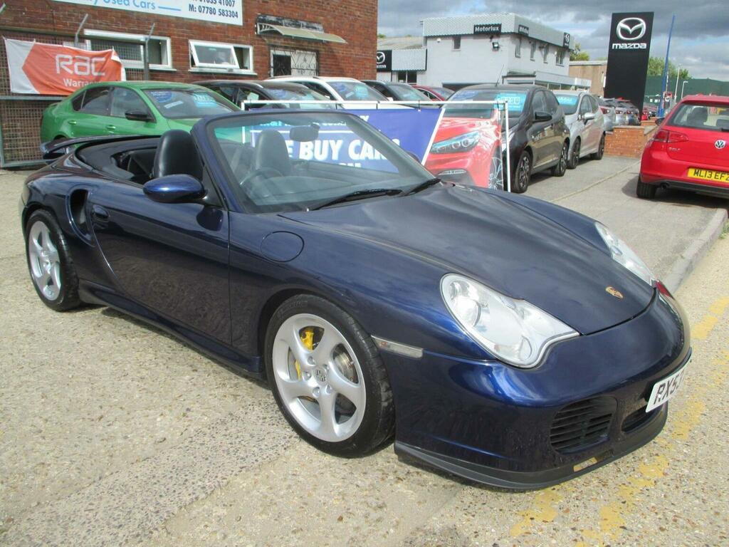 Porsche 911 Convertible 3.6 996 Turbo Cabriolet Awd 2003 Blue
