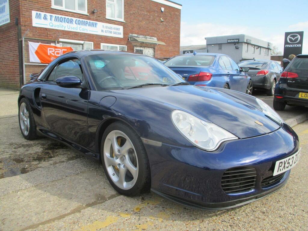 Porsche 911 Convertible 3.6 996 Turbo Cabriolet Awd 2003 Blue #5