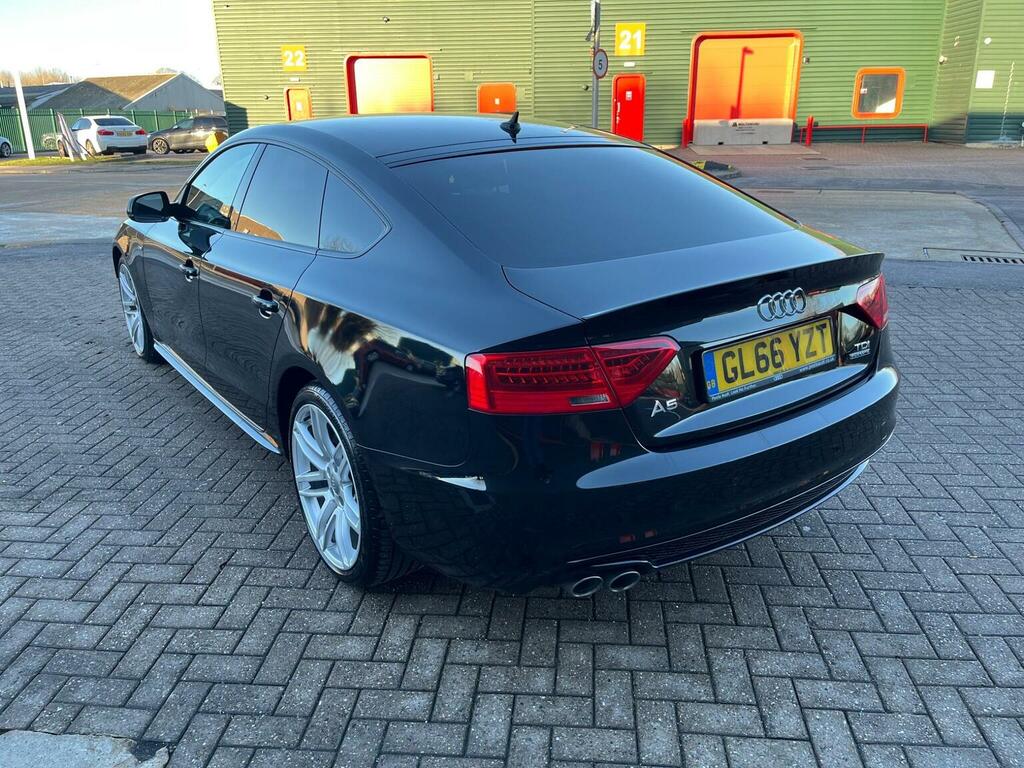 Audi A5 Hatchback 2.0 Tdi Black Edition Plus Sportback S T Black #4