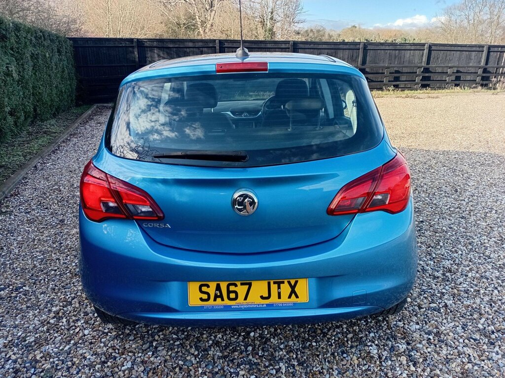 Vauxhall Corsa 1.4I Ecoflex Design Hatchback Eu SA67JTX Blue #5