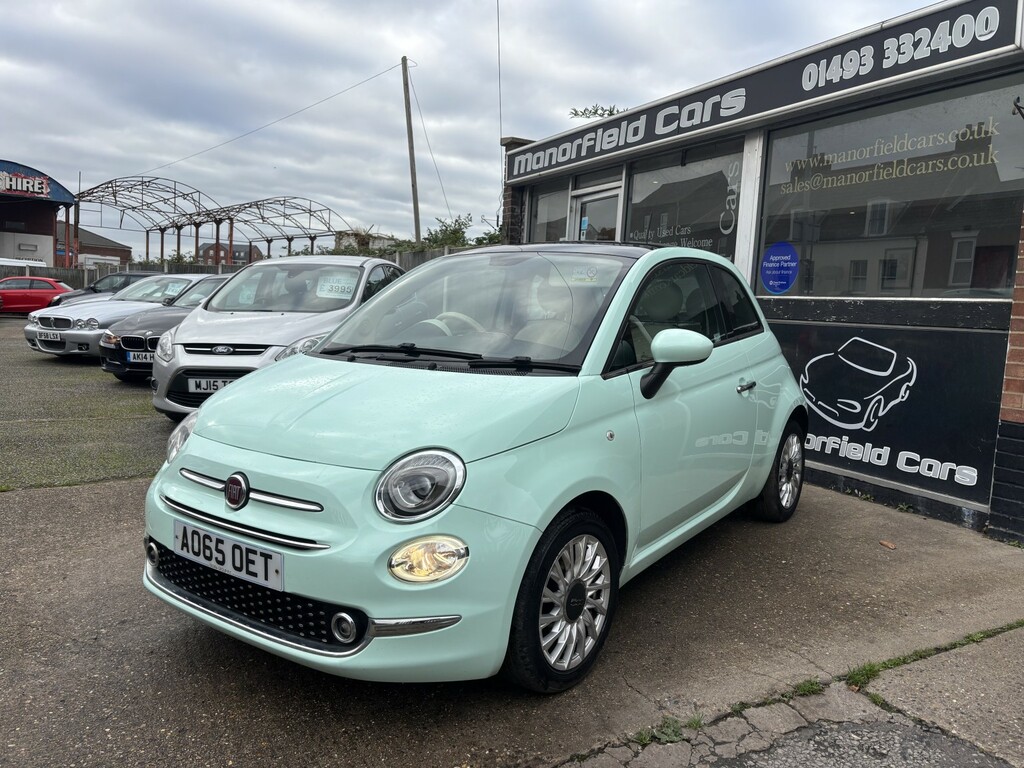 Fiat 500 Hatchback 1.2 500 My17 1.2 69Hp Lounge 2015 Green