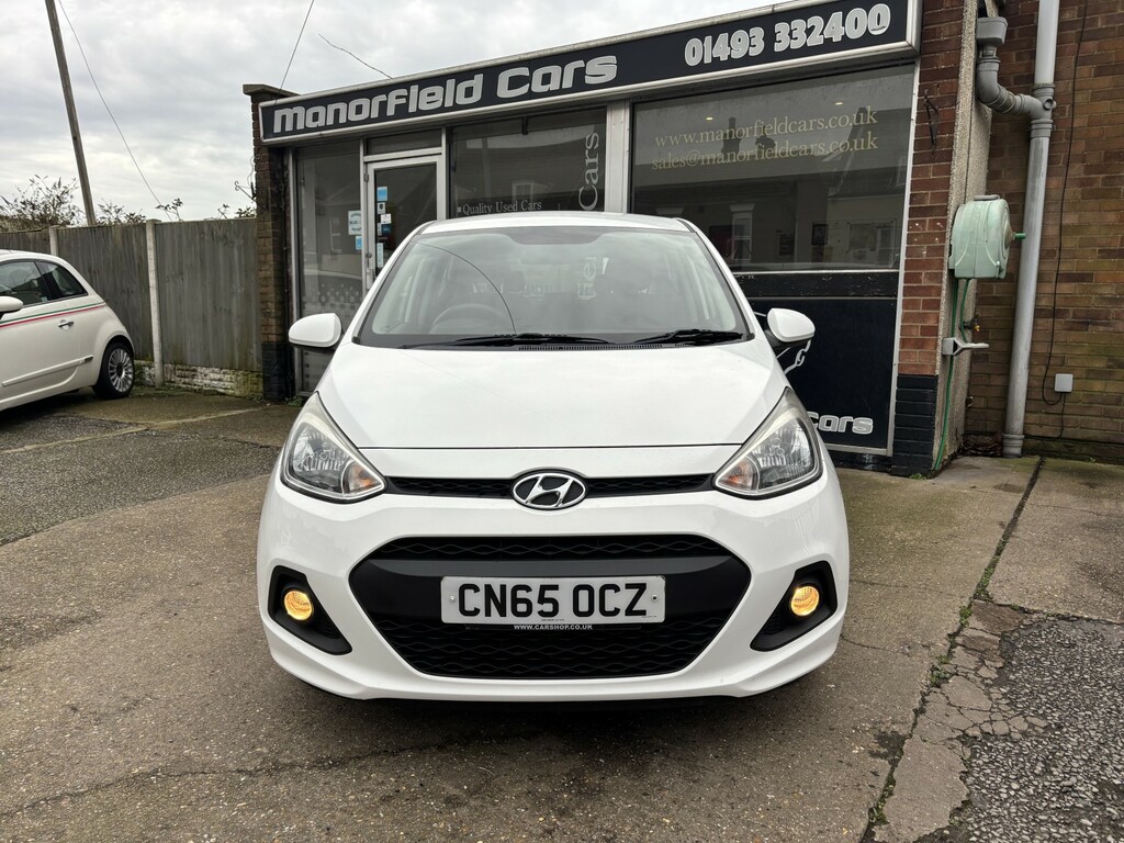 Hyundai I10 Hatchback 1.0 Se 2015 CN65OCZ White #2