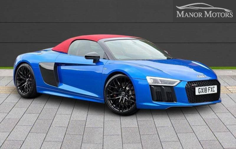 Audi R8 5.2 Fsi V10 Spyder S Tronic Quattro Euro 6 Ss 2 Blue #6